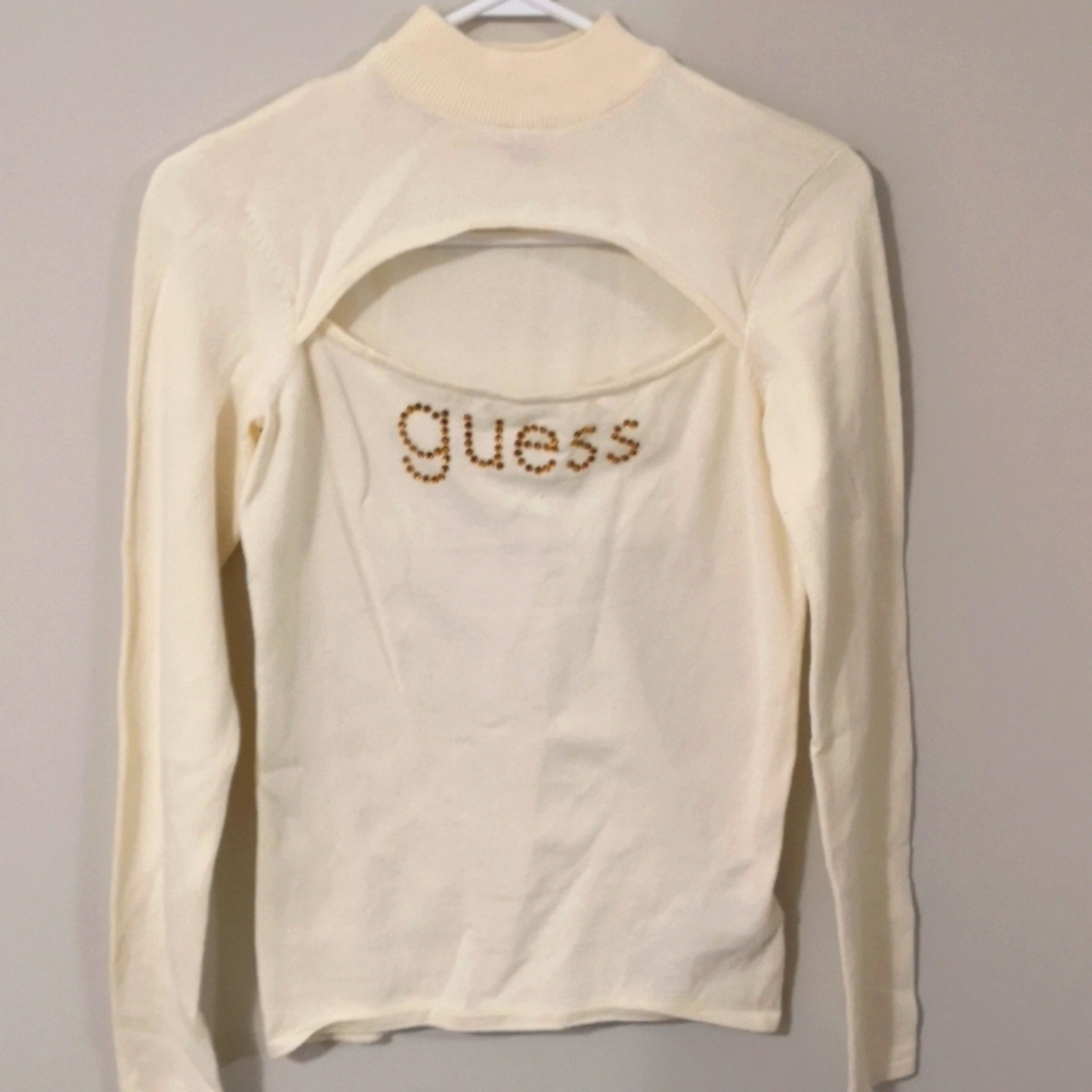 GUESS Sweater with bling detail